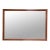 Rosewood Framed Wall Mirror, Vintage For Sale