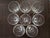 Late 20th Century Glass Dessert Coupes, Set of 4 - Two Sets Available For Sale - Image 11 of 11