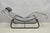 Mid-Century Modern Vintage Le Corbusier Style Mid Century Modern Chrome Chaise Lounge Chair, Italy For Sale - Image 3 of 18