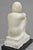 Late 20th Century Morton Gaffin "Seated Woman" Modernist Carved White Alabaster Nude Sculpture For Sale - Image 10 of 12