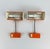 Mid-Century Modern Orange Wall Lamps by Ateljé Lyktan, 1970s, Set of 2 For Sale - Image 3 of 6