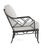 Contemporary Brown Jordan Calcutta Lounge Chair, Textured Pewter frame with Fusion Dove fabric For Sale - Image 3 of 11