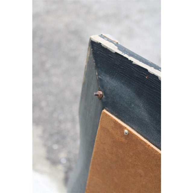 Large Vintage French Scalloped Mirror, 1960 For Sale - Image 9 of 16