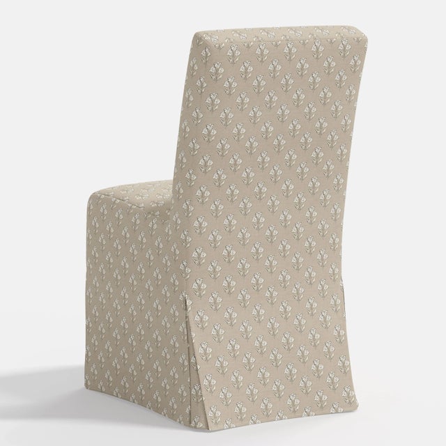 Stoffer Home x Cloth & Company Lindy Slipcover Dining Chair in Francie Tan For Sale In Chicago - Image 6 of 6
