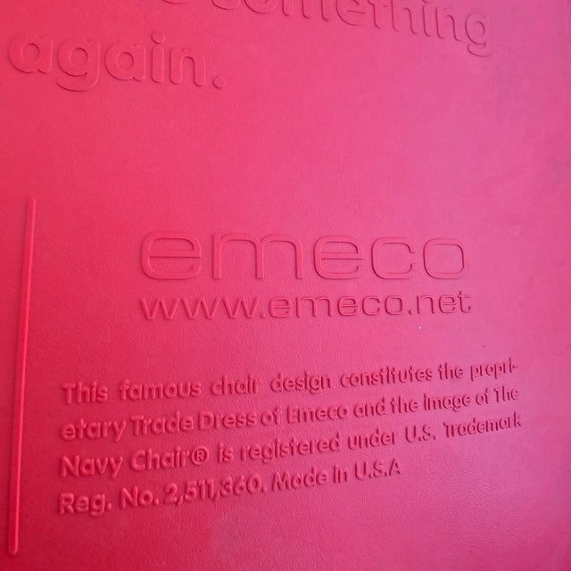 Plastic Design Coca Cola & Emeco Navy Chairs-Set of Two For Sale - Image 7 of 10