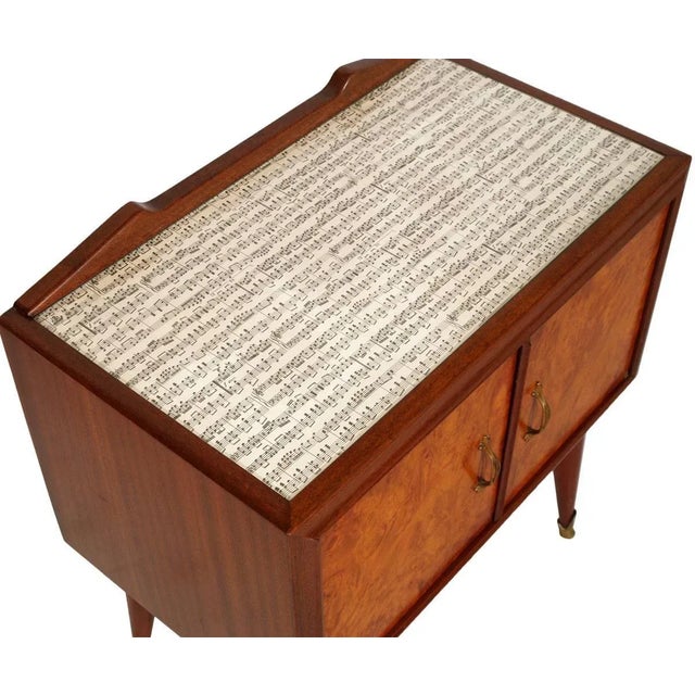 Mid-Century Modern Mid-Century Rosewood & Elm Burl Nightstand from Paolo Buffa, 1940s For Sale - Image 3 of 6