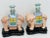 Mottahedeh Famille Rose Enameled Elephant Candle Holders on Plinth a Pair For Sale - Image 4 of 12