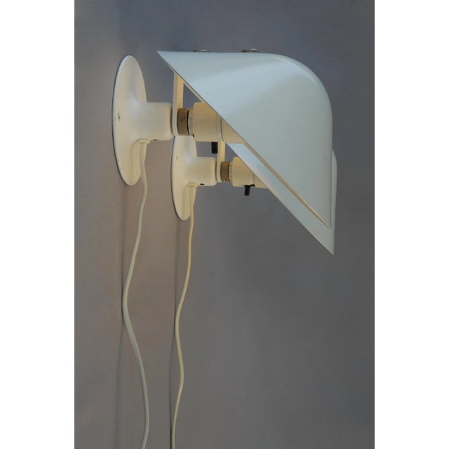 White Vintage Danish Mini Vip V025 Wall Lamps by Jorgen Gammelgaard for Pandul, 1983, Set of 2 For Sale - Image 8 of 10