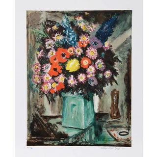 Lloyd Lozes Goff, "Avignon Bouquet," Lithograph For Sale
