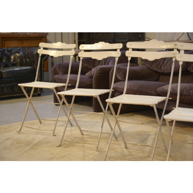 Folding Garden Chairs, 1960s, Set of 4, in Very Good conditions. Designed 1960 to 1969