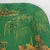Vintage Hand Painted Chinoiserie Tole Tray Emerald Green and Gold Lacquer Rectangular Serving Tray For Sale - Image 12 of 16