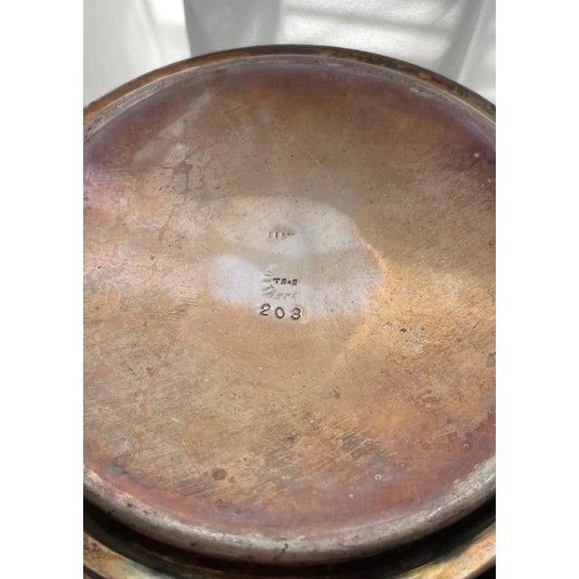 Mid-Century Modern Mexican Los Castillo Silver and Malachite Pitcher / Jug For Sale - Image 9 of 10