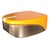 Metal "Soyrce" Coffee Table With Bronze and Stainless Steel For Sale - Image 7 of 7