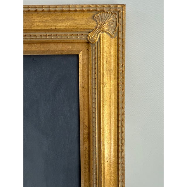 Wood Vintage Gentleman Portrait, Framed For Sale - Image 7 of 13