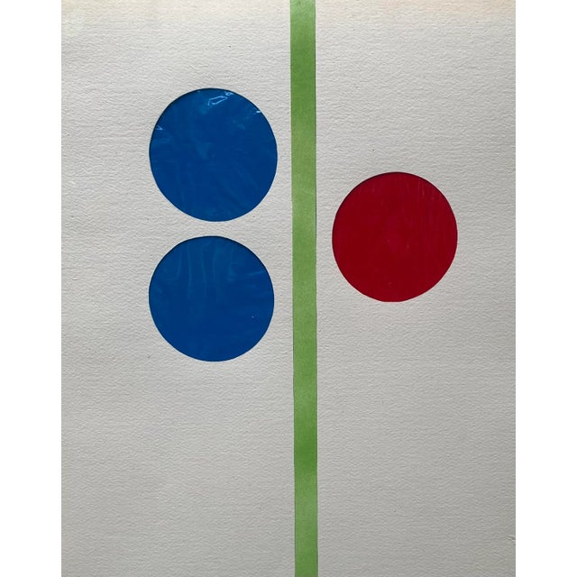 Albert Chubac, Composition, 1960s-1970s, Plastic, Framed For Sale - Image 3 of 6