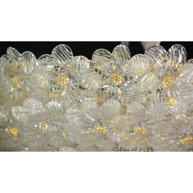 Murano Ceiling Light Flower by Seguso for Venini, Italy, 1960s For Sale - Image 16 of 16