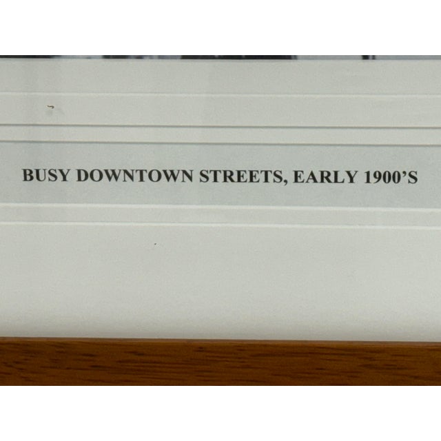 San Francisco Historical Photograph Collection Early 1900s Market Street Photograph, Framed For Sale - Image 11 of 12