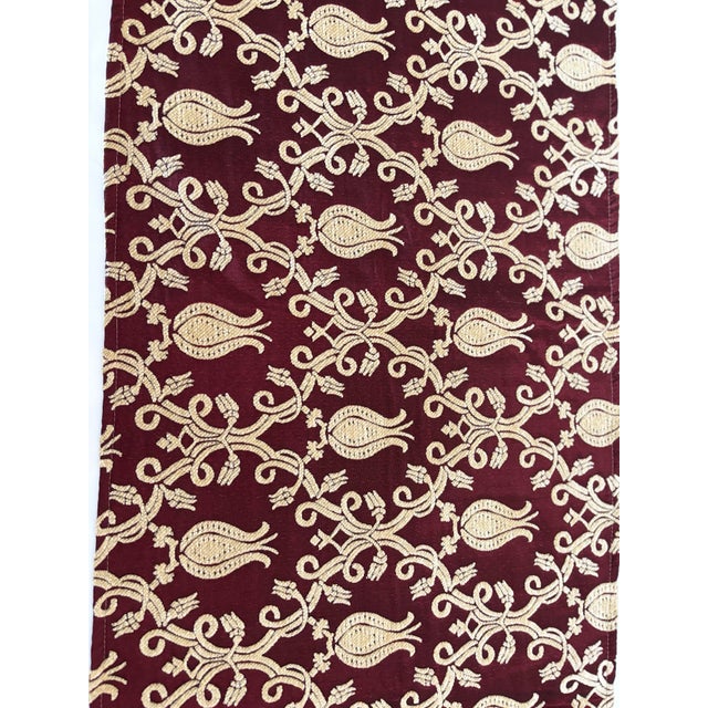 Authentic Turkish Tulip Pattern Table Runner For Sale In Chicago - Image 6 of 6