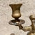 Brass Antique Brass Double Candlestick Holders, Early 20th Century For Sale - Image 8 of 10
