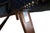 Mid-Century Modern 2 Mid Century Federal Mahogany Office Arm Chairs Blue Polka Dot Tufted Fabric For Sale - Image 3 of 12