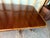 Mid 20th Century Vintage Regency Style Cross Banded Mahogany Dining Table With 2 Leaves by Biggs Furnture For Sale - Image 9 of 17