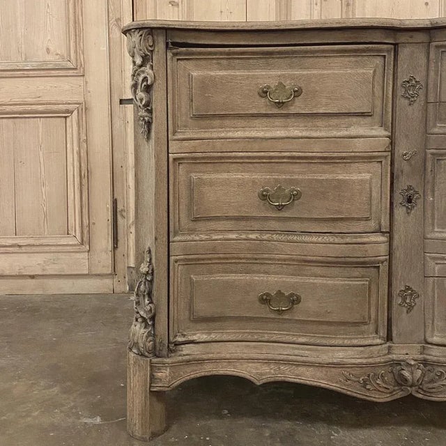 Wood 18th Century Country French Provincial Stripped Buffet For Sale - Image 7 of 13