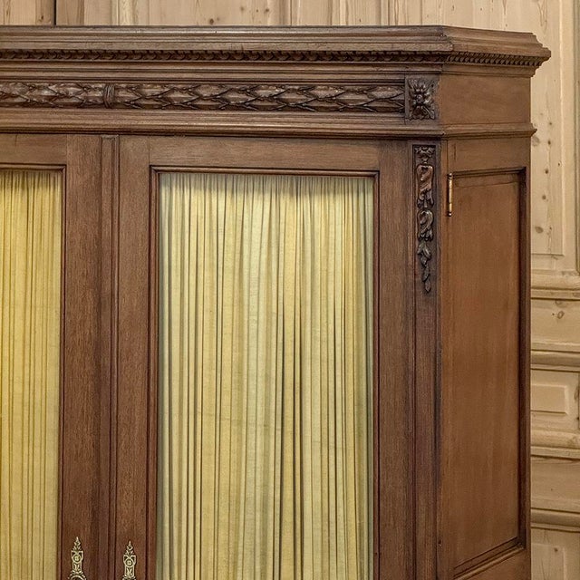 Antique French Louis XVI Vitrine ~ Petite Bookcase ~ Bibliotheque For Sale - Image 10 of 16