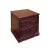 Chinese Oriental Solid Wood Flowers Motif End Table Nightstand For Sale - Image 4 of 8