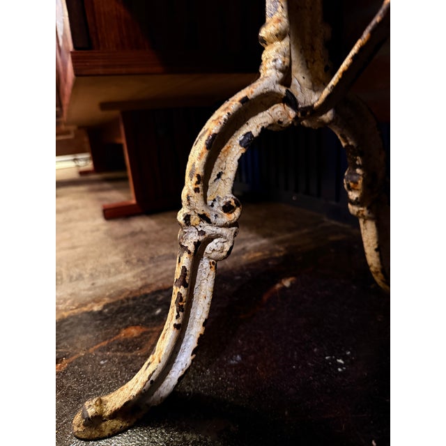 19th-C. French Cast Iron Table Benefiting Livie's Legacy Dba Livie's Chateau For Sale In Phoenix - Image 6 of 10
