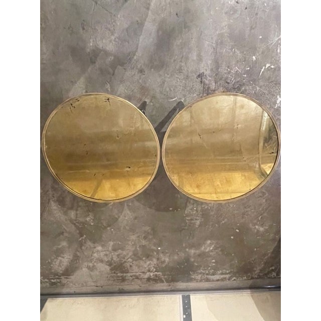 1940s Pair of French Jansen Black Lacquer Side Tables Louis XVI Style For Sale - Image 5 of 5