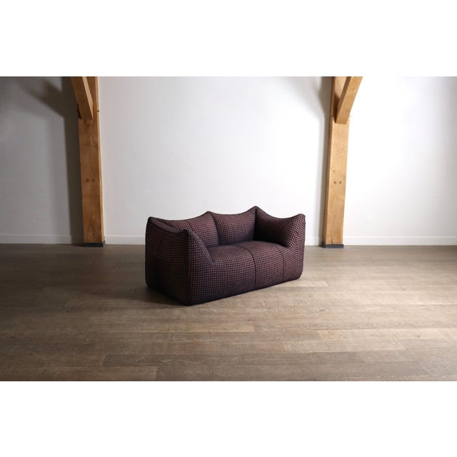 Mario Bellini Le Bambole Sofa in Buffalo Leather by Mario Bellini for B&B Italia, 1970s For Sale - Image 4 of 12