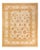 Ivory Mogul, One-of-a-Kind Hand-Knotted Area Rug in Ivory, 8' 3" x 10' 7" For Sale - Image 8 of 8