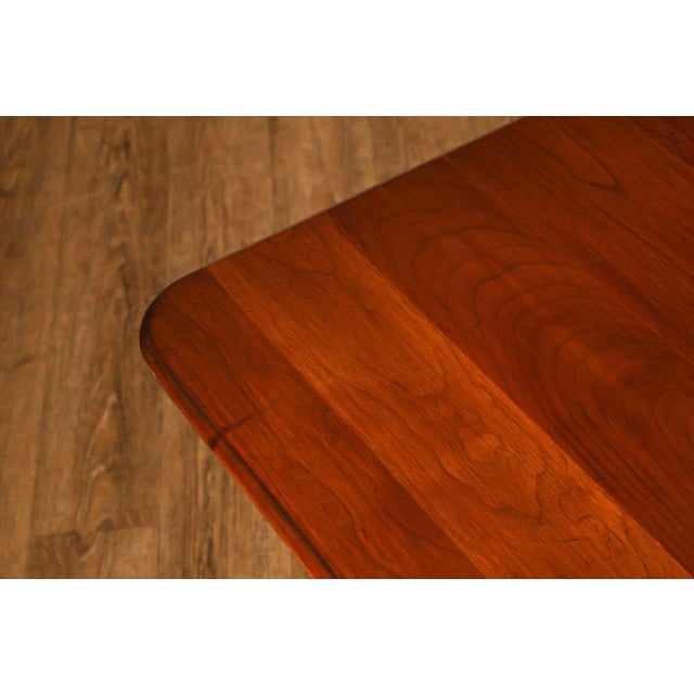 Pennsylvania House Cherry Drop Leaf Dining Table With Leaves For Sale - Image 10 of 18