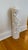 Contemporary White Textured Porcelain Tall Vase For Sale - Image 3 of 6