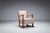 Oak Armchair with Curved Armrests, 1940s For Sale - Image 17 of 17