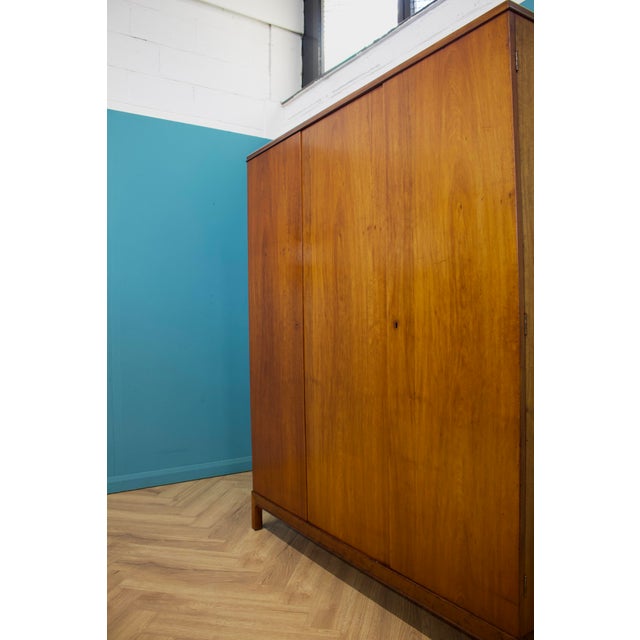 1960s Danish Teak Three-Door Wardrobe, 1960s For Sale - Image 5 of 13