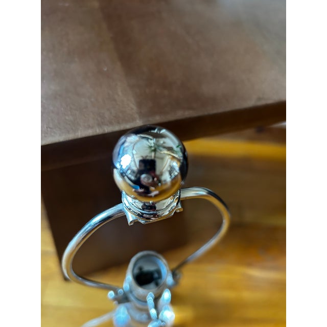 1980s 1980s Moderrn Solid Glass Lamp For Sale - Image 5 of 6