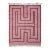 Pink Contemporary Wool Rug - 9.7 X 8 Ft For Sale