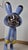 Vintage Coniglieschio Model Sculpture in Glazed Ceramic by Massimo Giacon for Studio Superego, 1990s For Sale - Image 4 of 14