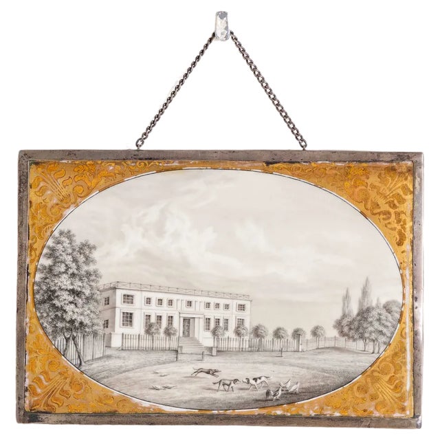 Hanging Image Plate from KPM, 1830 For Sale