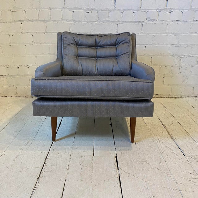 Milo baughman for James Inc. design however the chair does not retain the original tags as it has been reupholstered in...