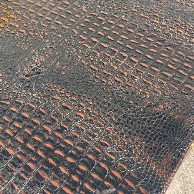 Coffee Late 20th Century Vintage Boho John Richards Campaign Coffee Table For Sale - Image 8 of 9