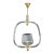 1950s Charming Murano Glass Art Deco Pendant Chandelier by Ercole Barovier For Sale