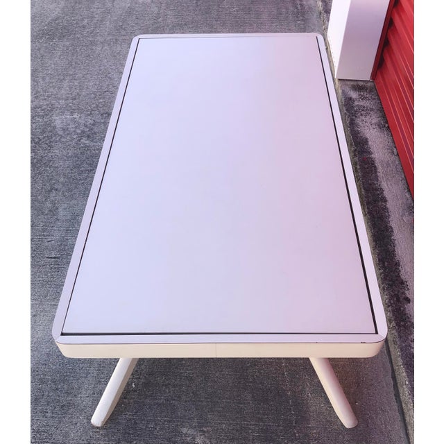 White Mid Century Castro Convertible White Coffee & Dining Table For Sale - Image 8 of 10