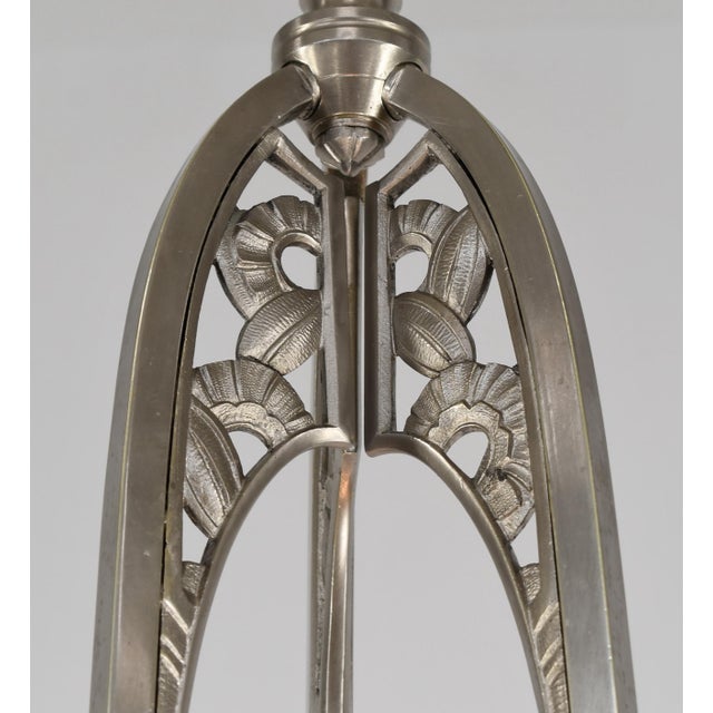 French Art Deco Chandelier by Piertre Maynadier - 1930 France For Sale - Image 9 of 13