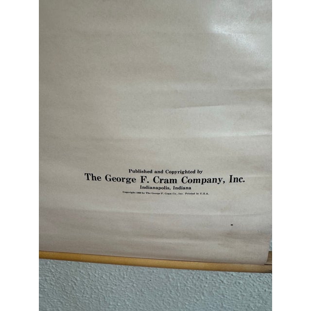 1960s Vintage 1969 Typing Instruction Pull-Down Chart – Secretary School Poster -- Poster F For Sale - Image 5 of 9