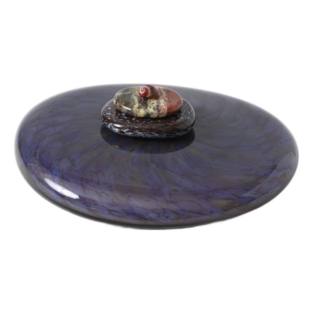 Glass Les Cairns Sculpture by Pascale Riberolles, 1990s-2000s For Sale