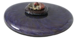 Glass Les Cairns Sculpture by Pascale Riberolles, 1990s-2000s