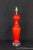 1950s Pair of Italian Murano Glass Table Lamps, Tangerine Orange, 1950s For Sale - Image 5 of 9