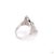 Metal Antique design 0.87 Carat Old European Cut Diamond Gold Ring, Size 6.5 For Sale - Image 7 of 9